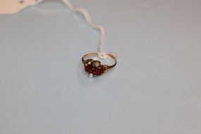 Lady's Ruby and Pearl Ring