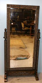 Decorative Beveled Glass Cheval Mirror