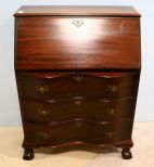 Chippendale Serpentine Front Desk