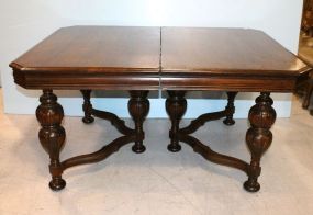 Depression Era Walnut Dining Table