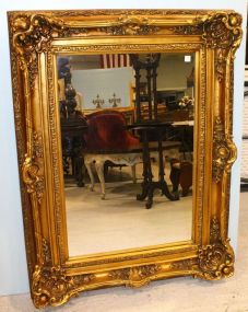 Large Ornate Contemporary Gold Mirror