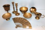 Group of Brass Items