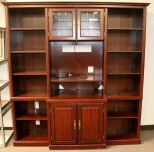 Mahogany Wall Size Entertainment Unit