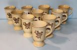 Vintage Pfaltzgraff Ten Mugs