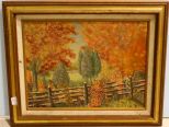 Landscape Oil Painting Signed Ellis Allen