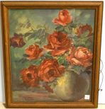 Canvas Print of Roses