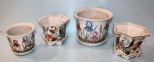 Handpainted Pottery Planters