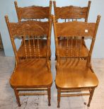 4 Oak Kitchen Chairs