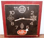Plastic Dr. Pepper Clock