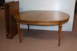 Vintage Oval Dining Table