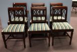 Set of Six Mahogany Duncan Phyfe Dining Chairs