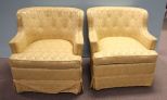 Pair of Upholstered Arm Chairs