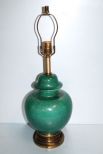 Green Plaster Lamp