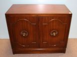 Mahogany Saginaw Furniture Co. Two Door Cabinet