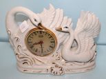 Battery Operated Swan Clock