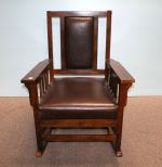 Oak Mission Rocker