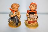 Pair Handpainted Figurines