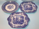 Spode Blue Room Collection Plate & Pair Spode Plates