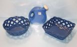 Temptations Oven-Ware & Blue Pottery Water Jug