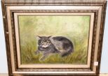 Oil Painting of Cat