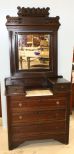 Walnut East Lake Marble Insert Dresser