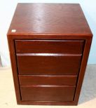 Wood Two Drawer Filing Cabinet