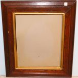 Oak and Gold Frame