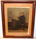 Print of Old Man in Chair by Medeci Society