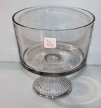 Clear Glass Compote