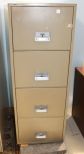 Four Drawer Metal Filing Cabinet