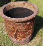 Terra Cotta Planter with Kokopelli