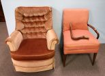 Upholstered Rocker and Arm Chair