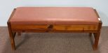 Bench with Vinyl Cushioned Top