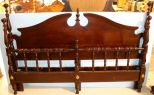 Sumter Cabinet Company King Size Mahogany Bed