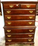 Eight Drawer Mahogany Chippendale Style Chest