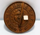 Decorative Iron Sundial Plaque