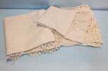 5 Pieces Old Crochet Linens