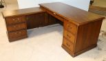 Three Drawer Computer Desk & Side Table with Three Drawers