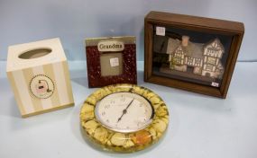 Kleenex Box, Frame, Shell Clock, The Plucked Ducks House