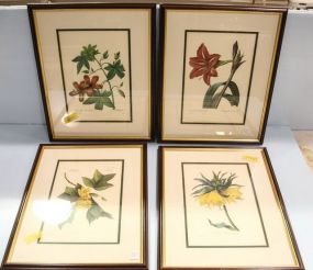 Four Floral Prints