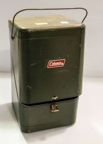 Coleman Lantern in Tin Container