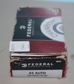 Federal 45 auto 230 Grain Bullets