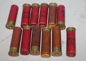 12 Old Paper 16 ga. Shotgun Shells