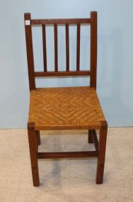 Maple Chair with Rush Seat