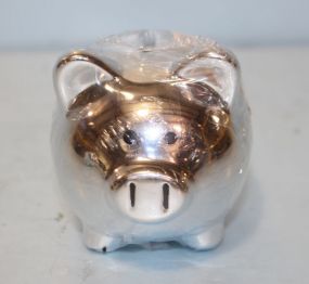 Silverplate Piggy Bank