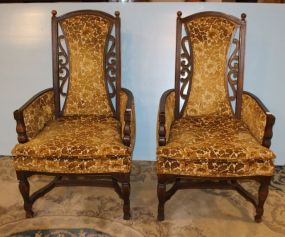 Pair French Provincial Arm Chairs