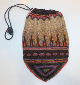 Unusual Vintage Beaded Purse