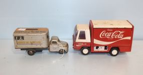 Toy Armored Car Bank (Tin), Buddy L Coke Truck