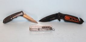 Three Pocket Knives, Tic Force, Victoriana, Terex