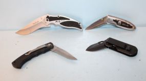 Four Pocket Knives, One 440 Steel, Kershaw, Local 891